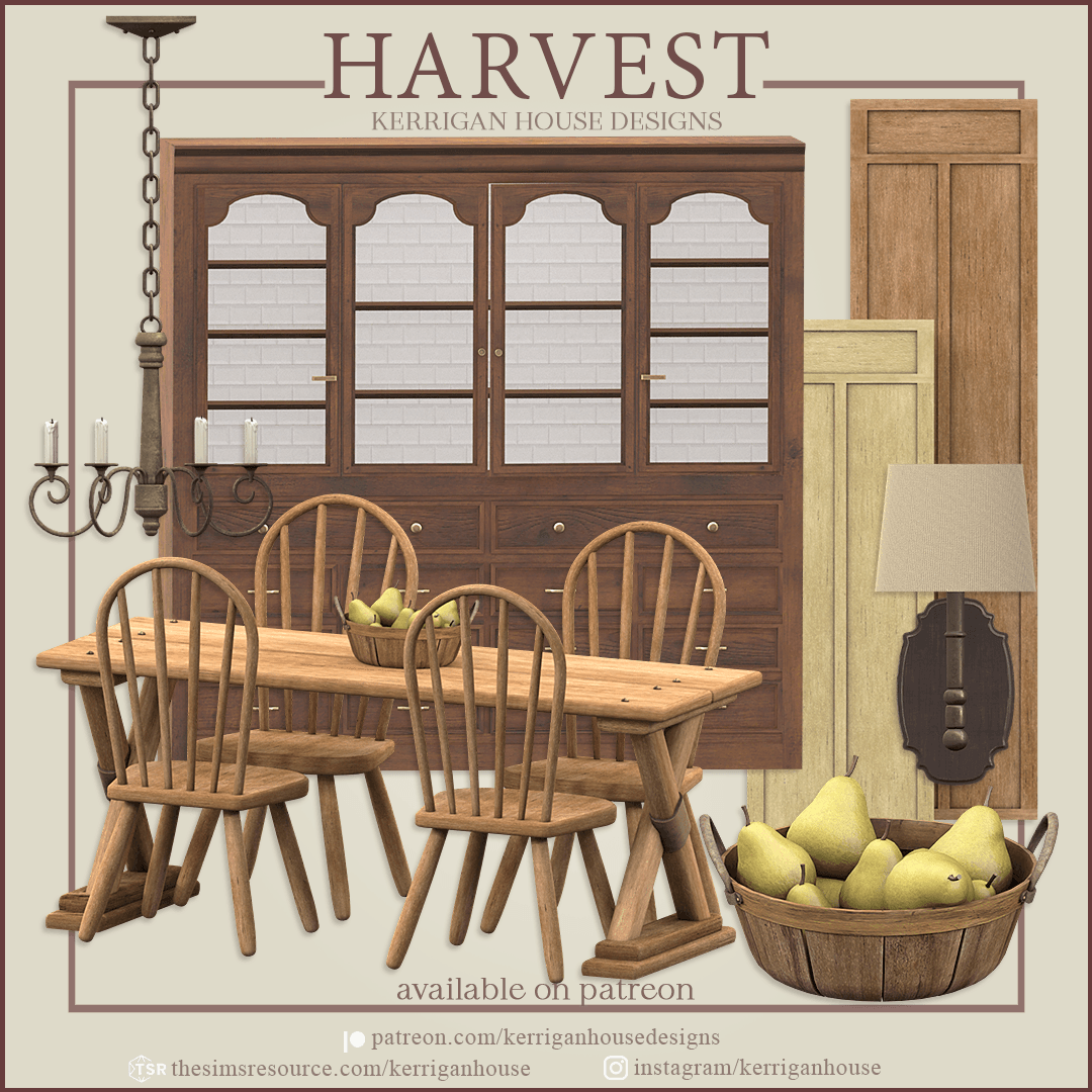 Скриншот мода Набор для столовой Harvest Set